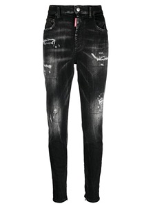 Jeans Dsquared2 High&nbsp;Waist Cropped Twiggy Jean